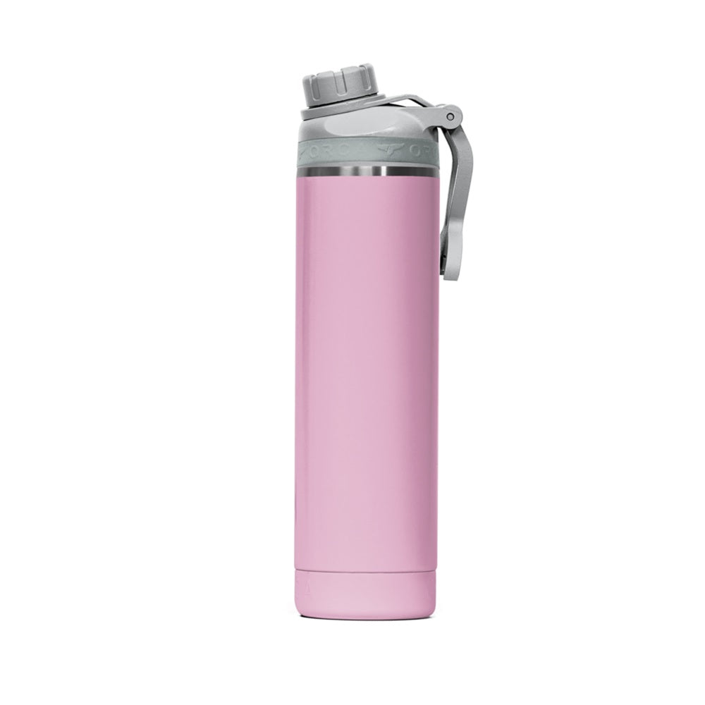 Orca ORCHYD22DRDRGY Hydration Bottle W/Smart Lid, Dusty Rose/Gray, 22 oz