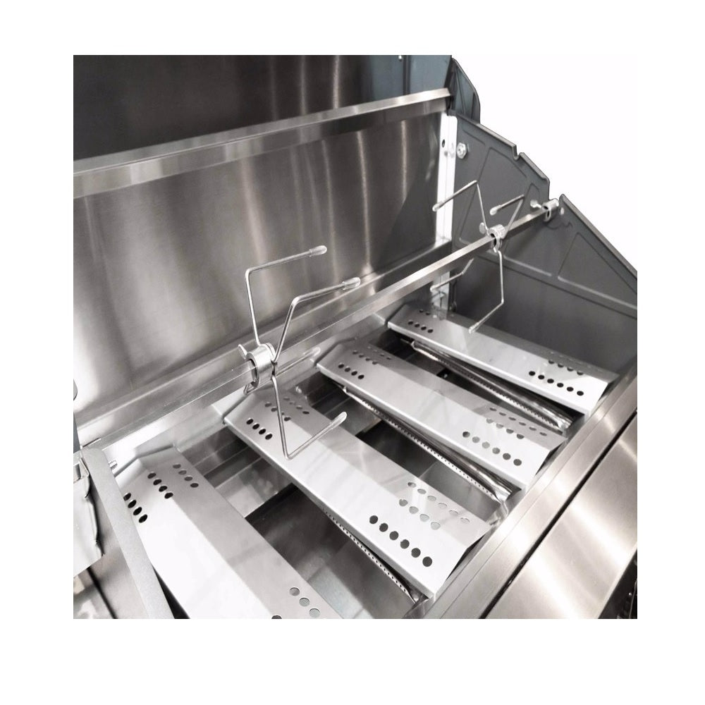 Tytus A10001 Stainless Steel Rotisserie Kit, Silver