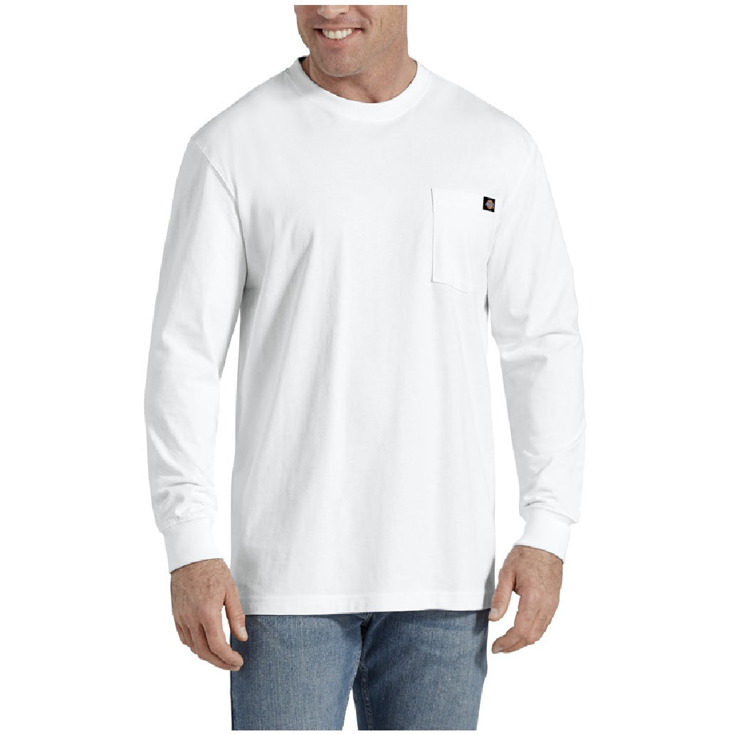 Dickies WS450BK2T Tee Shirt, 2XLT, White