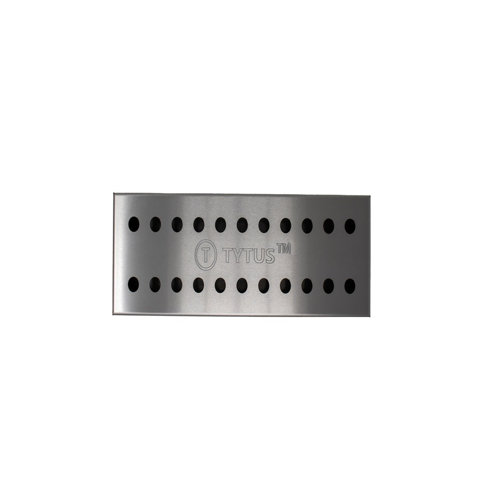 Tytus A10007 Smoker Box, Stainless Steel, Silver