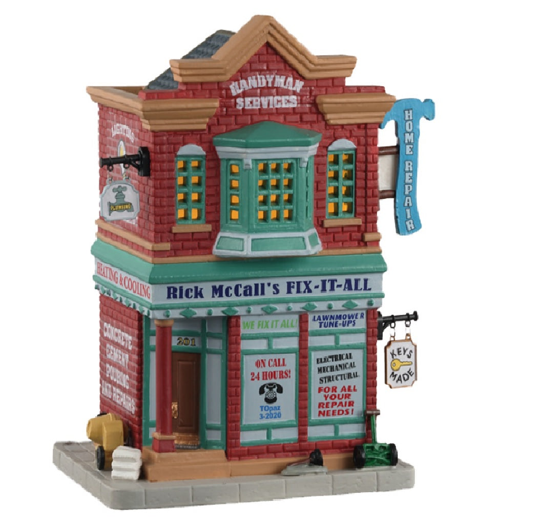 Lemax 15781 Rick McCall's Fix-It-All Figurine