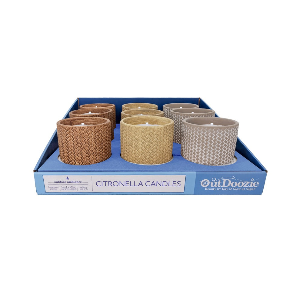 Trendspot CC00318N-Q3 Citronella Candle, 4 Inch
