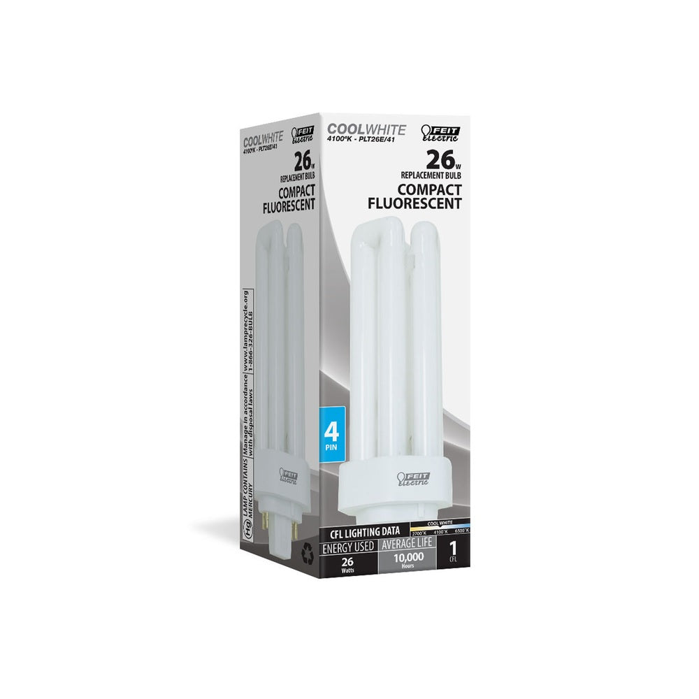 Feit Electric PLT26E/41 Tubular Fluorescent Bulb, 120 Volt