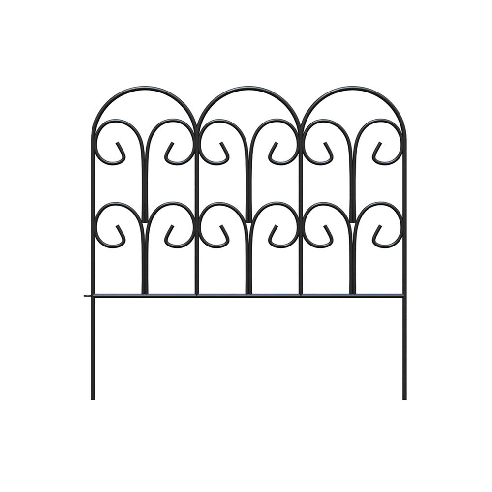 Panacea 89530 Scroll Garden Edging, 18 Inch, Steel