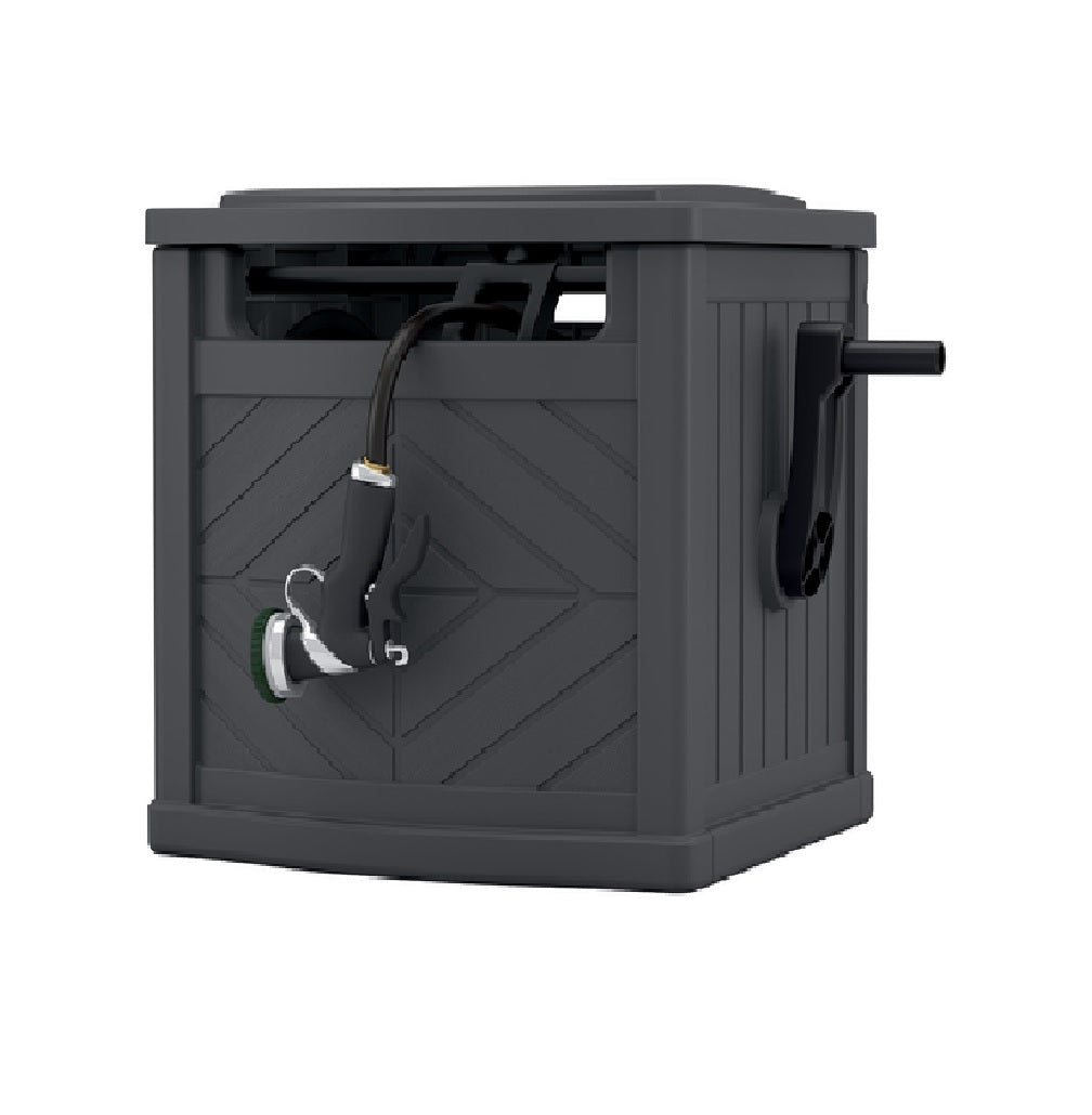 Suncast PDH150P Hideaway Hose Reel, Gray