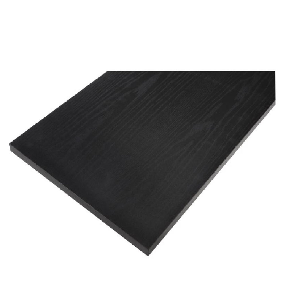 Rubbermaid FG4B8000BLA Decorative Wall Shelf, Wood