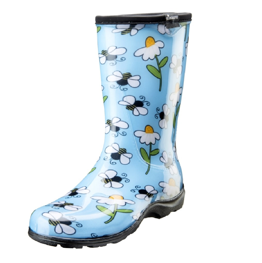 Sloggers 5020BEEBL08 Rain and Garden Boots, 8 Inch