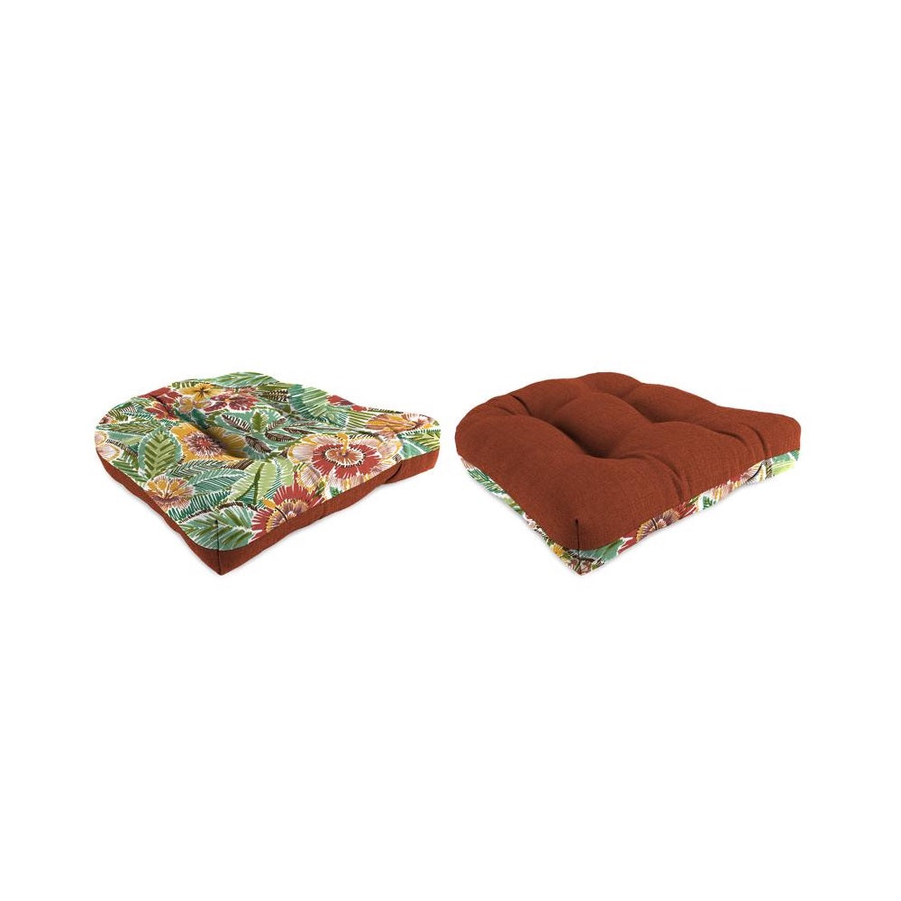 Jordan WL9915-960/31D Knife Edge Wicker Seat Cushion, Polyester, Brown