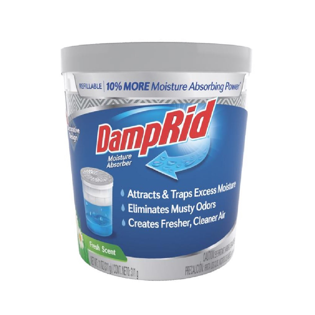 DampRid FG01FSSB Fresh Scent Moisture Absorber, 11 oz