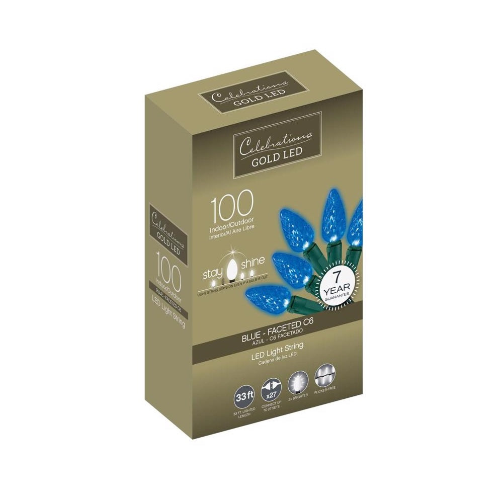 Celebrations 44528-71 String Christmas Lights, 33 Feet