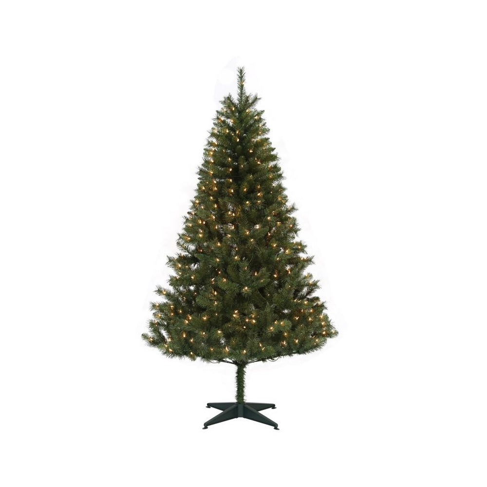 Celebrations T70-844-400LC Pre-Lit Monterey Pine Christmas Tree, 7 Feet