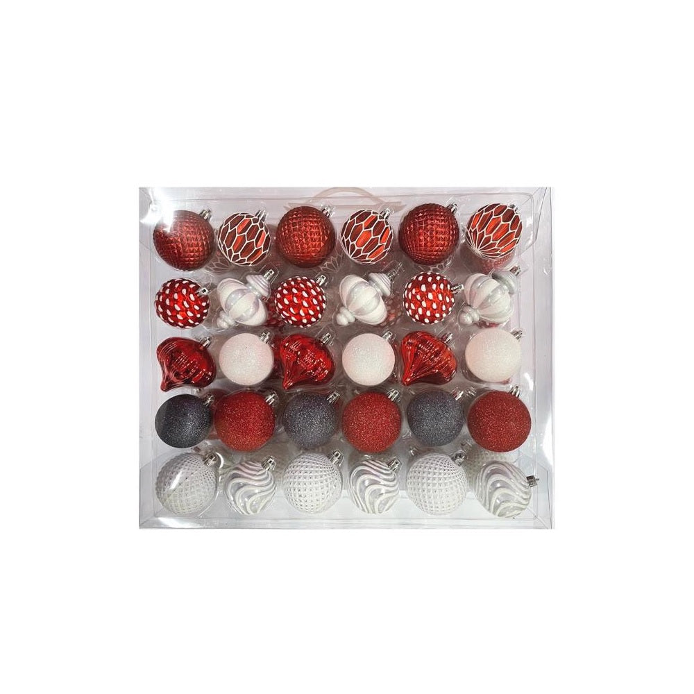 Celebrations C-2222C Christmas Ball Ornament, Assorted