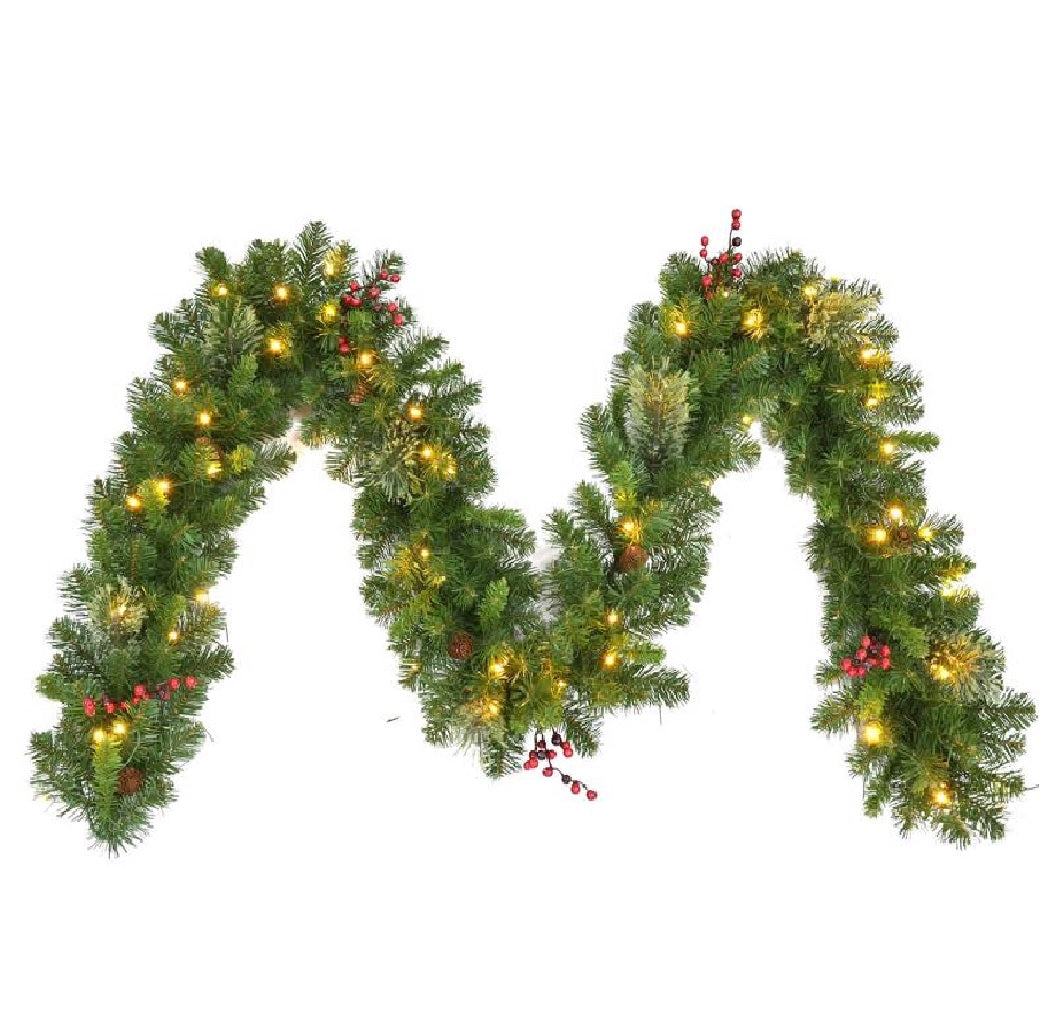 Celebrations lights MCPGAR9BOWWA LED Prelit Garland