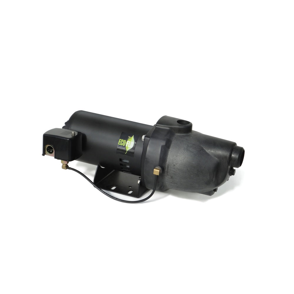 ECO-FLO EFSWJ10P Thermoplastic Shallow Well Pump, 1 HP, 115/230 Volt