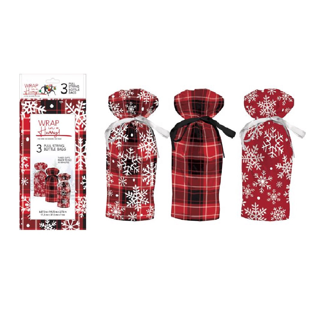 Wrap in a Hurry C3MBDGB-02CS Bottle Bag, Paper