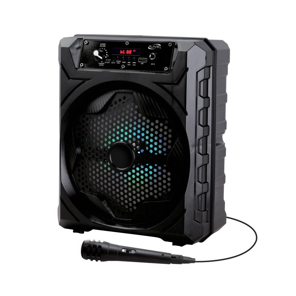 iLive ISB200B Wireless Bluetooth Speaker, Black