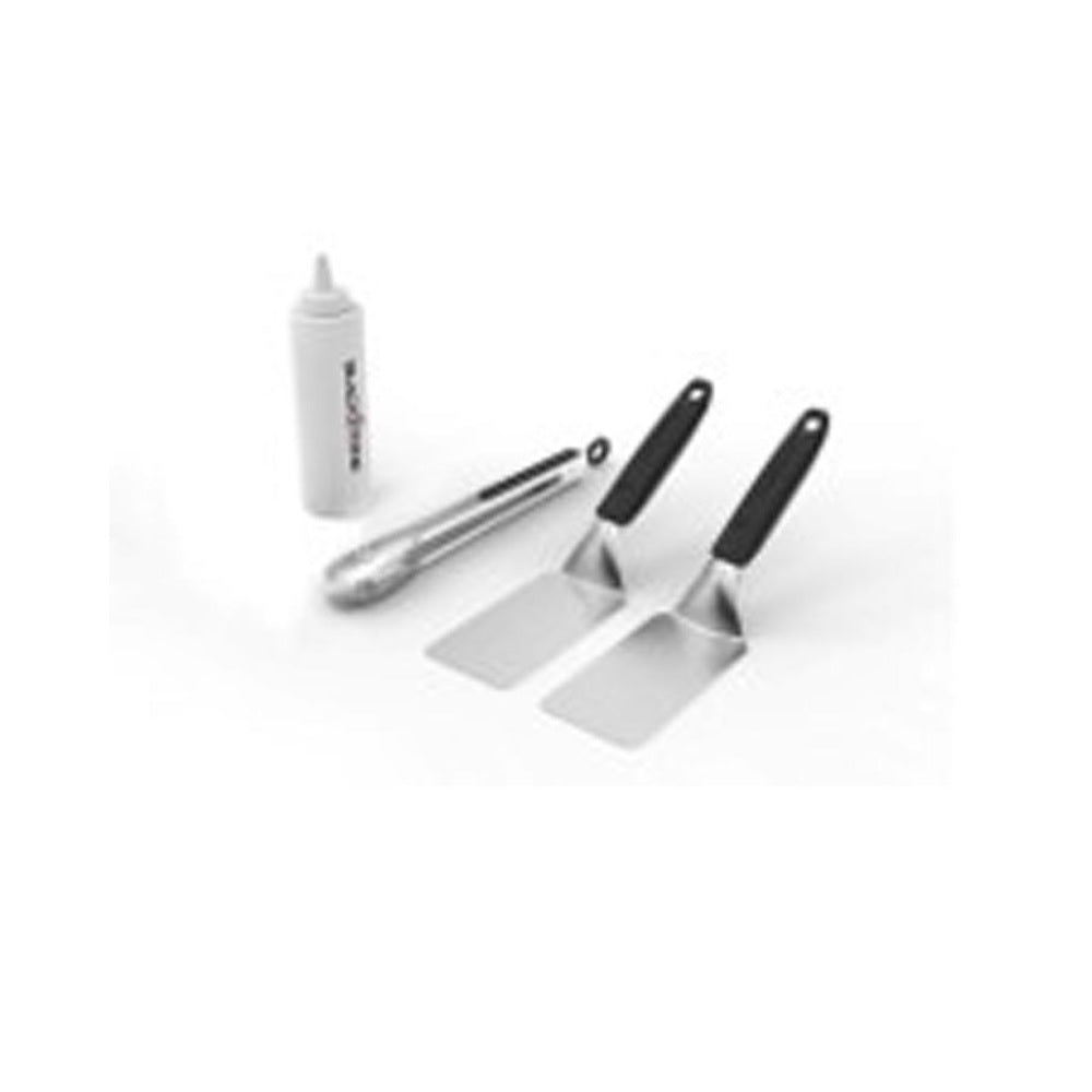Blackstone 5481 Stainless Steel Grill Tool Set, Black/Silver