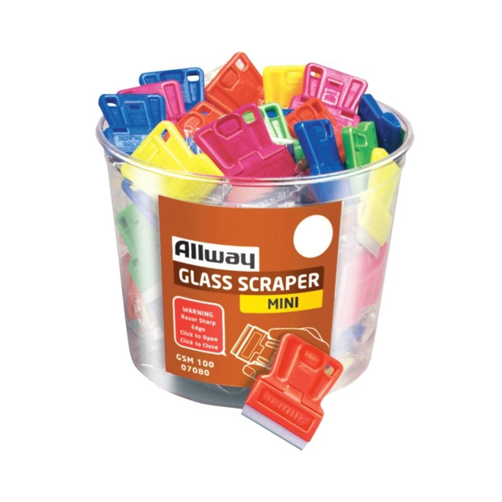 Allway Tools GSM100 Mini Glass Scraper, 1-1/2 Inch