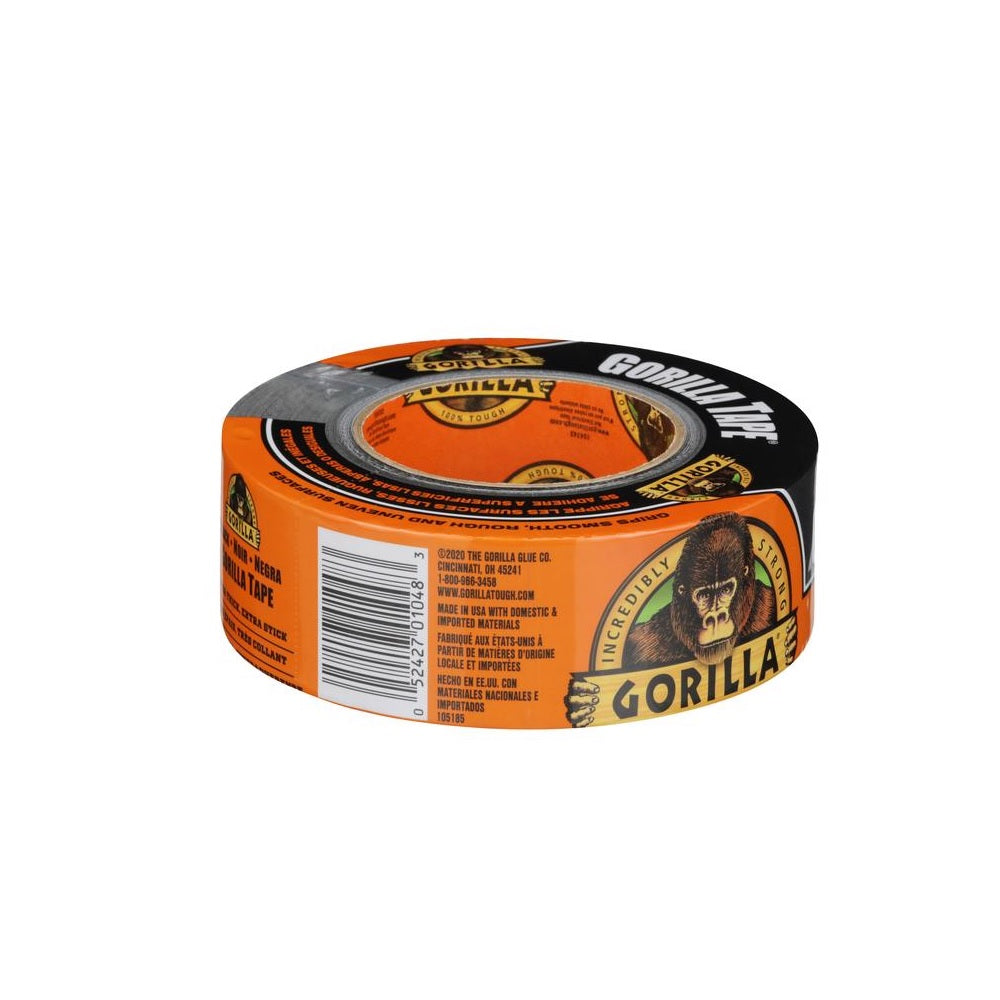 Gorilla 105629 Duct Tape, Black, 30 Yard