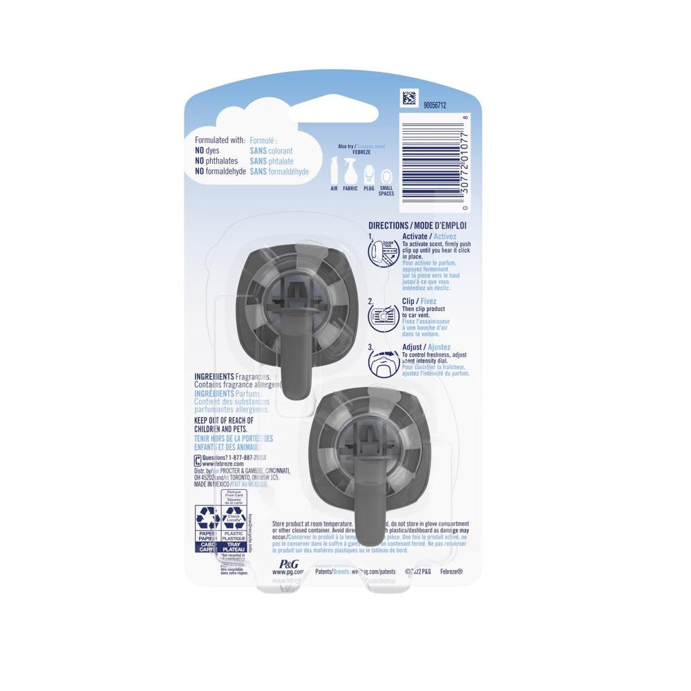 Febreze 01077 Car Air Freshener, 0.06 oz