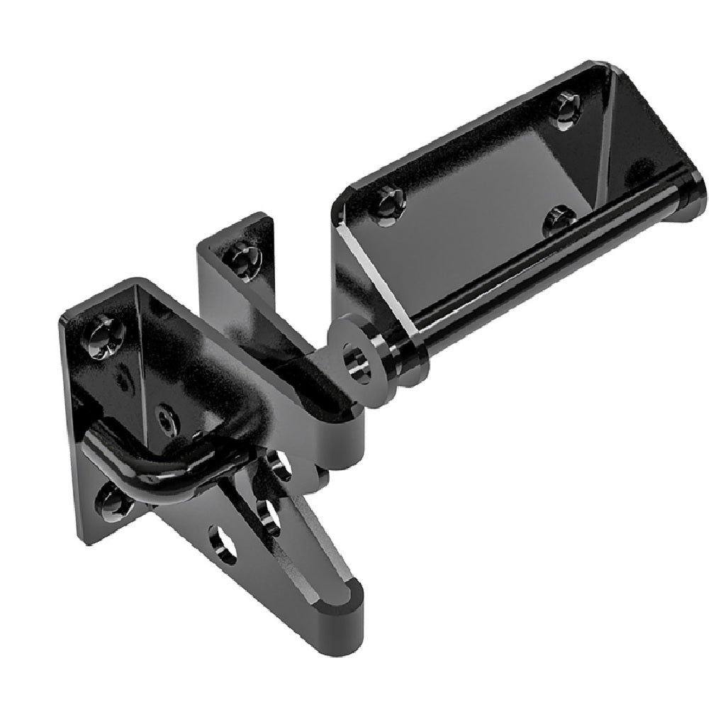 National Hardware N166-015 Gate Latch, Steel, Black