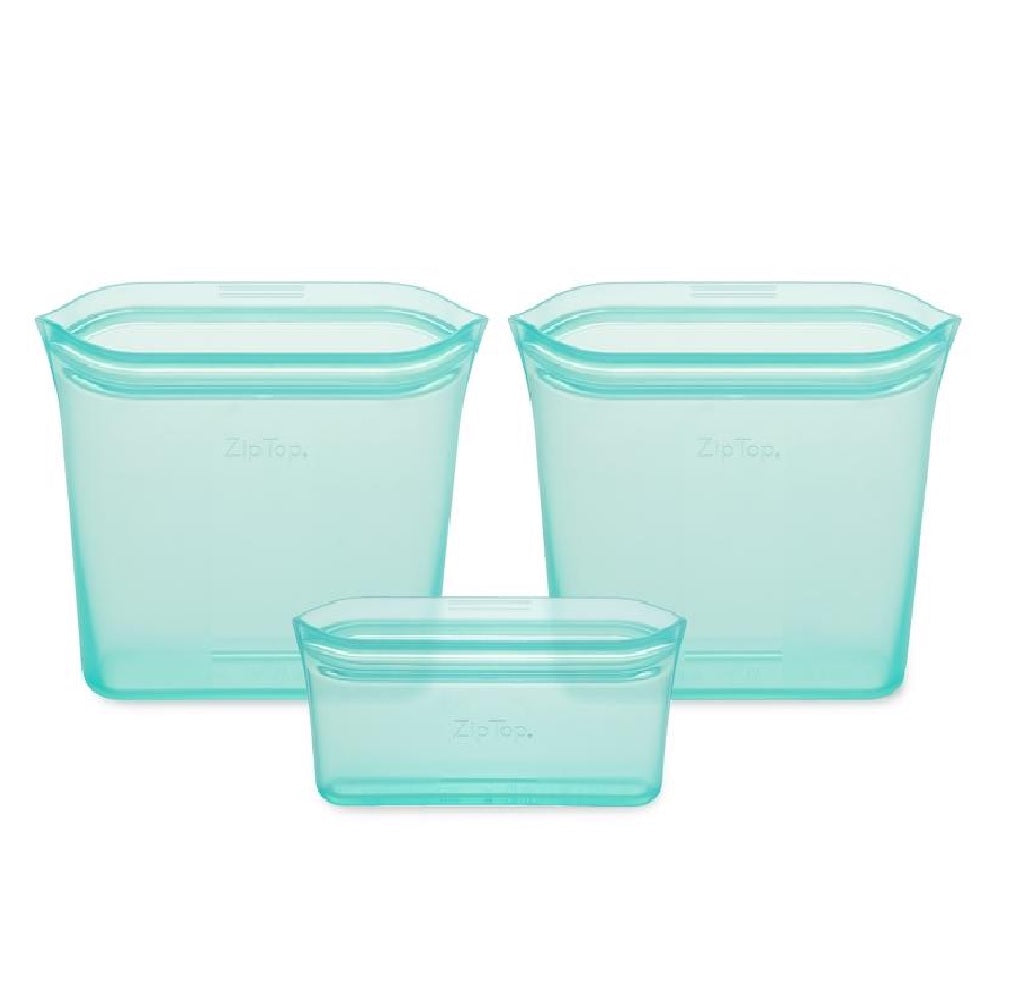 Zip Top Z-BAG3A-03 Storage Cup Set, Teal