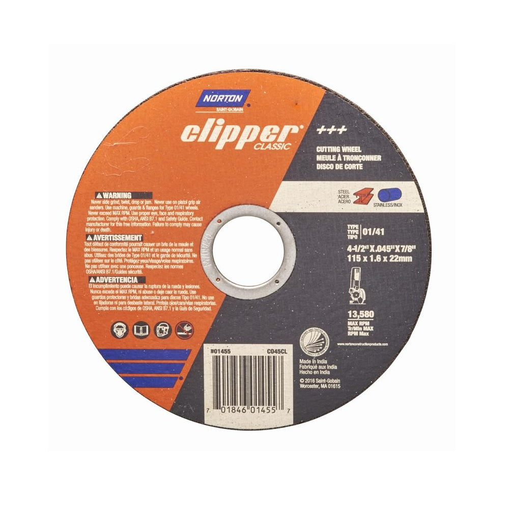 Norton 70184601455 Classic Cut-Off Wheel, 7/8 inch