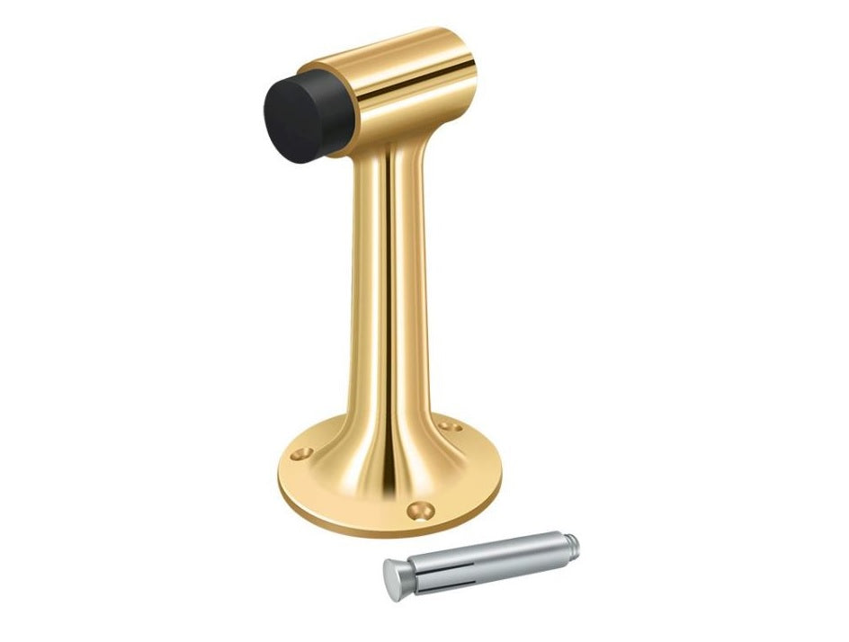 Deltana DSF600CR003 Floor Mount Bumper, Lifetime Brass, 6"