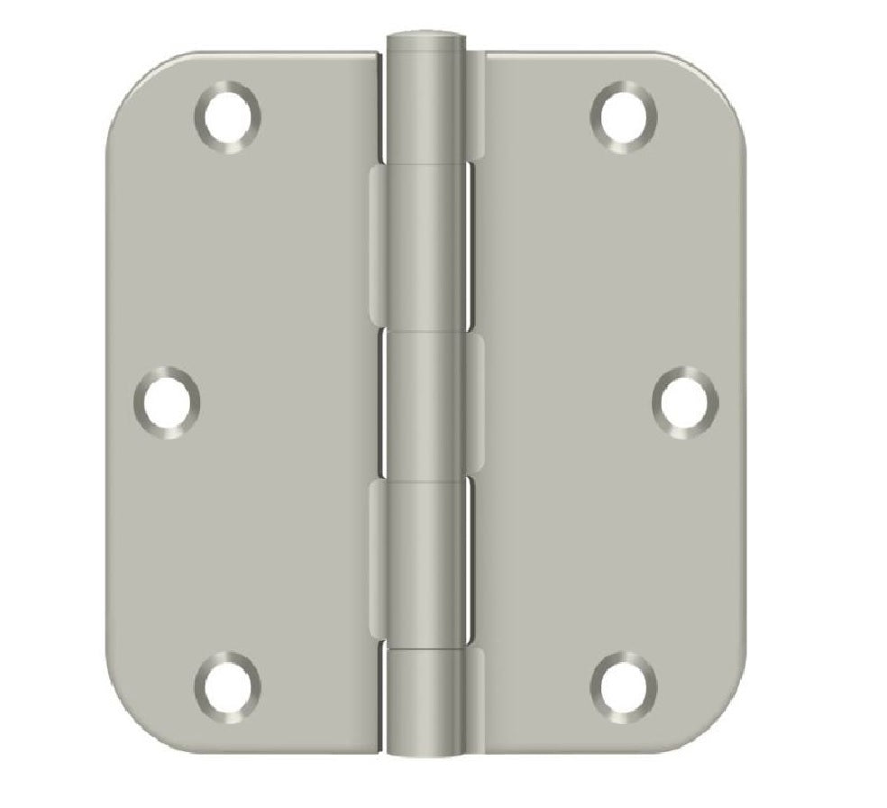Deltana S35R5BK15 Radius Hinge, Satin Nickel