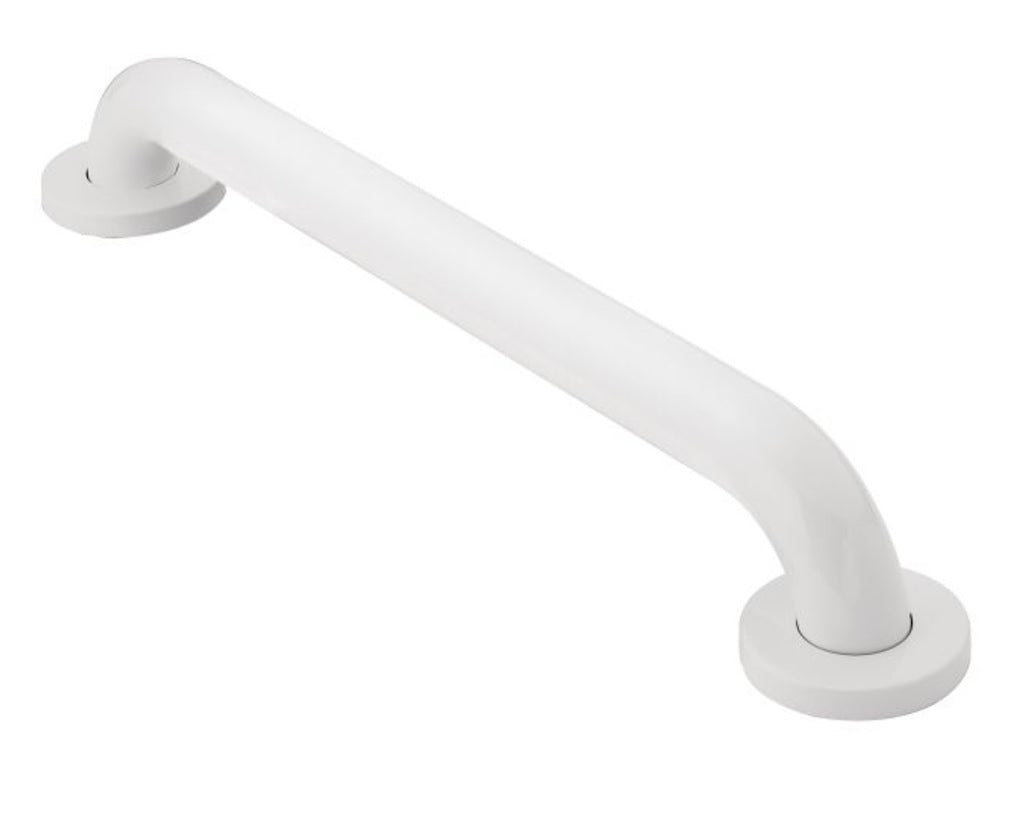 Moen R8942W Concealed Screw Grab Bar, Glacier White, 42"