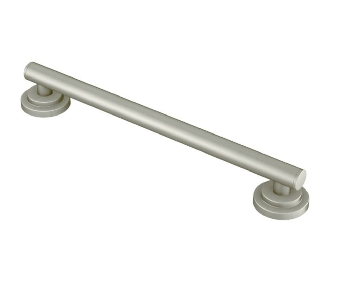 Moen YG0724BN Iso Grab Bar, Brushed Nickel, 24"