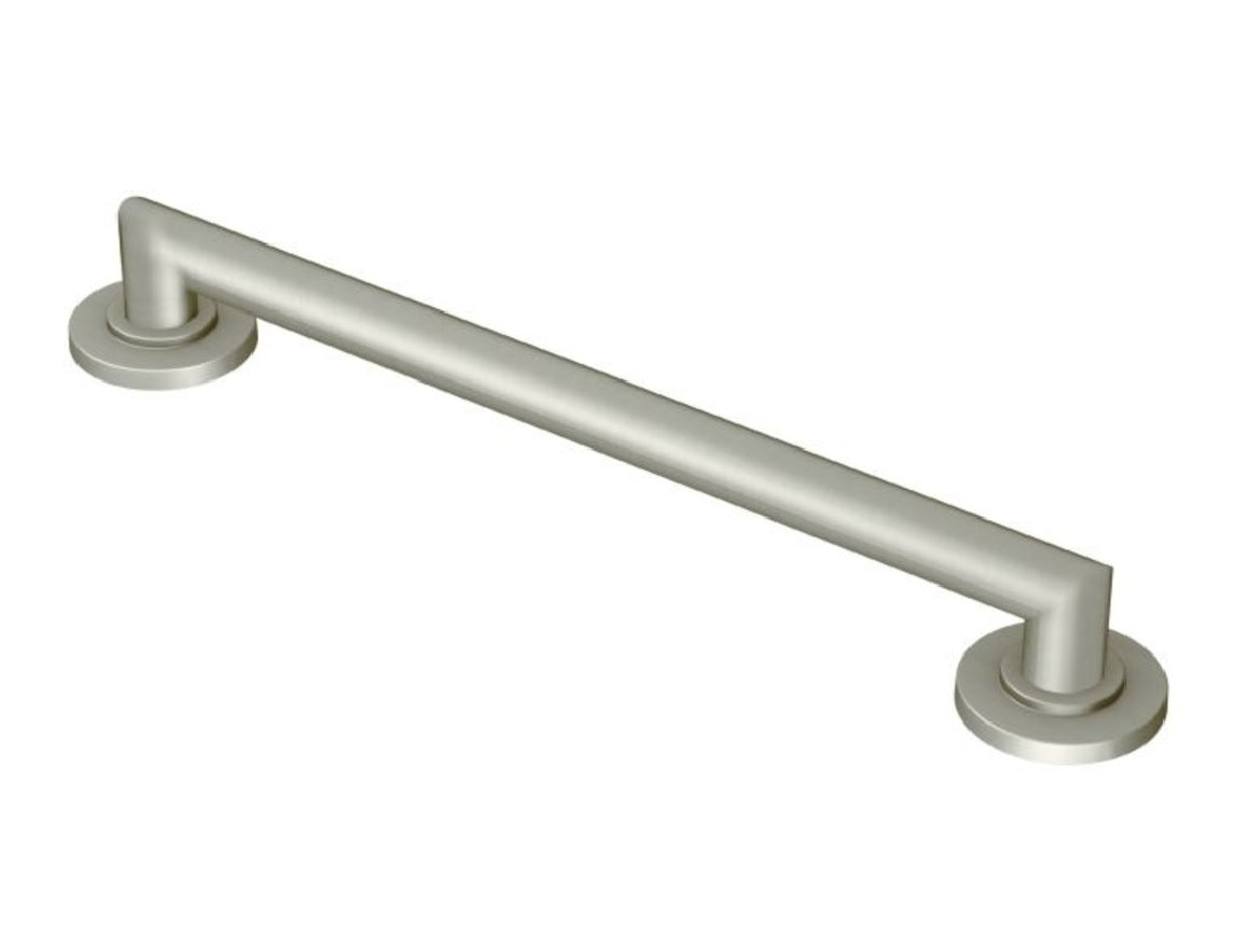 Moen YG0812BN Arris Grab Bar, Brushed Nickel, 12"