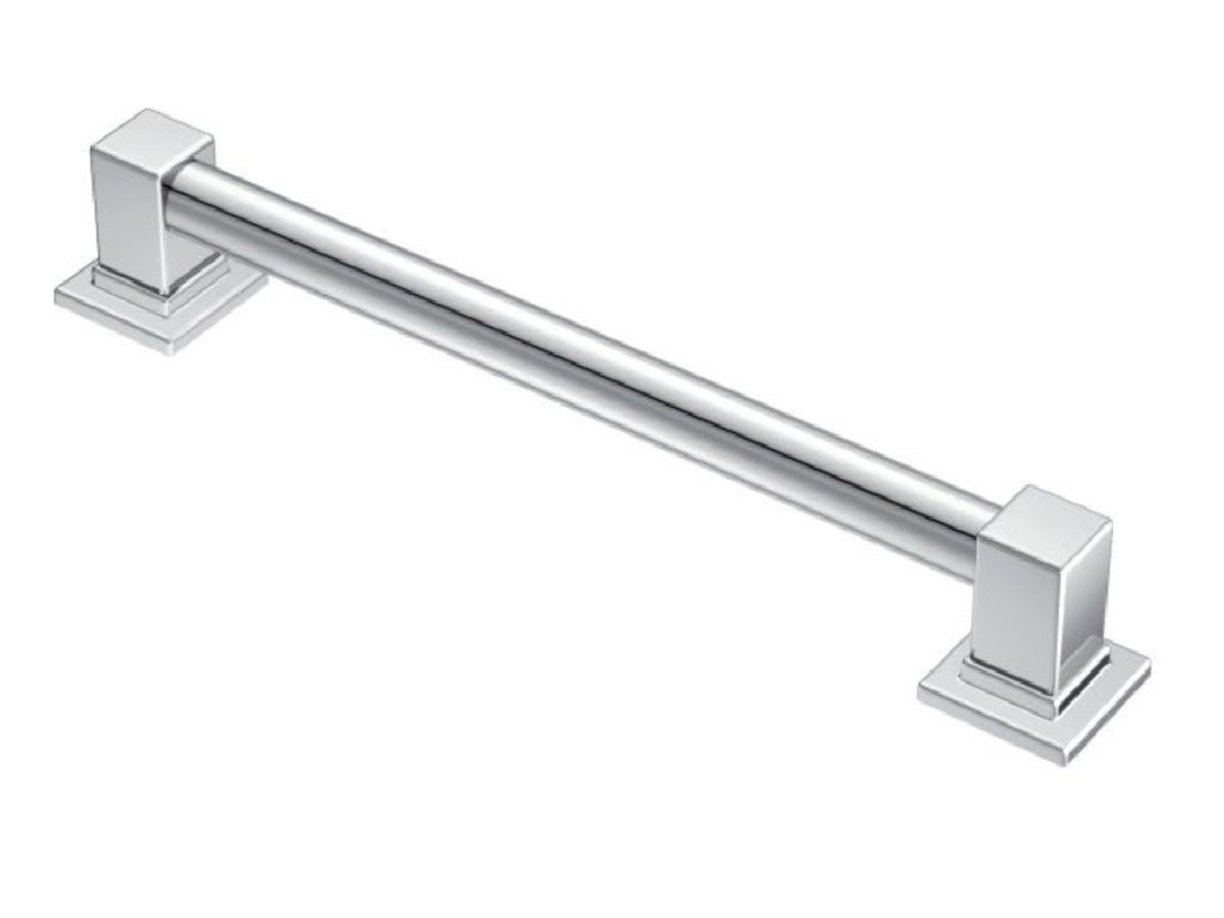 Moen YG8812CH 90 Degree Grab Bar, Bright Chrome, 12"