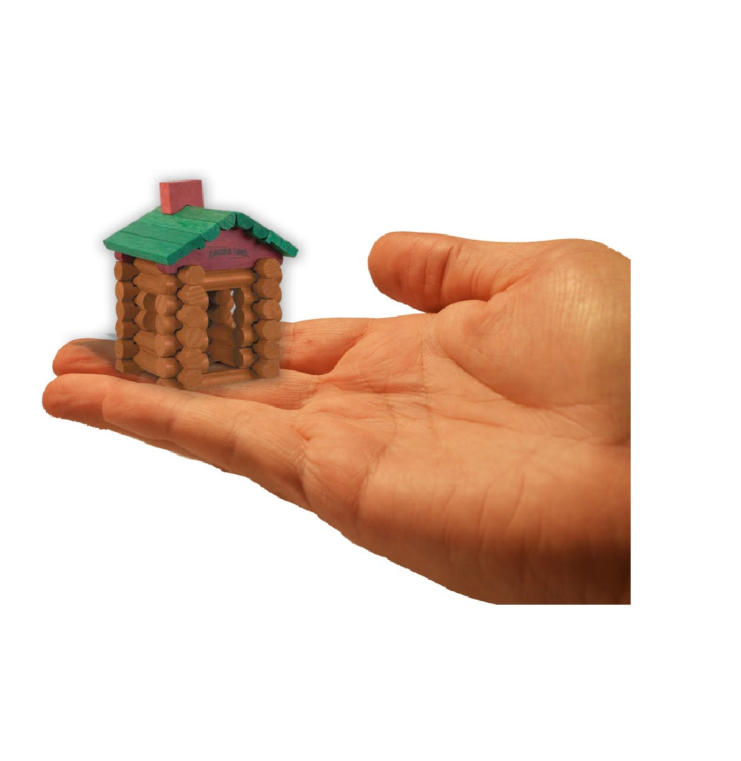 Super Impulse 542 World's Smallest Lincoln Logs, Brown/Green