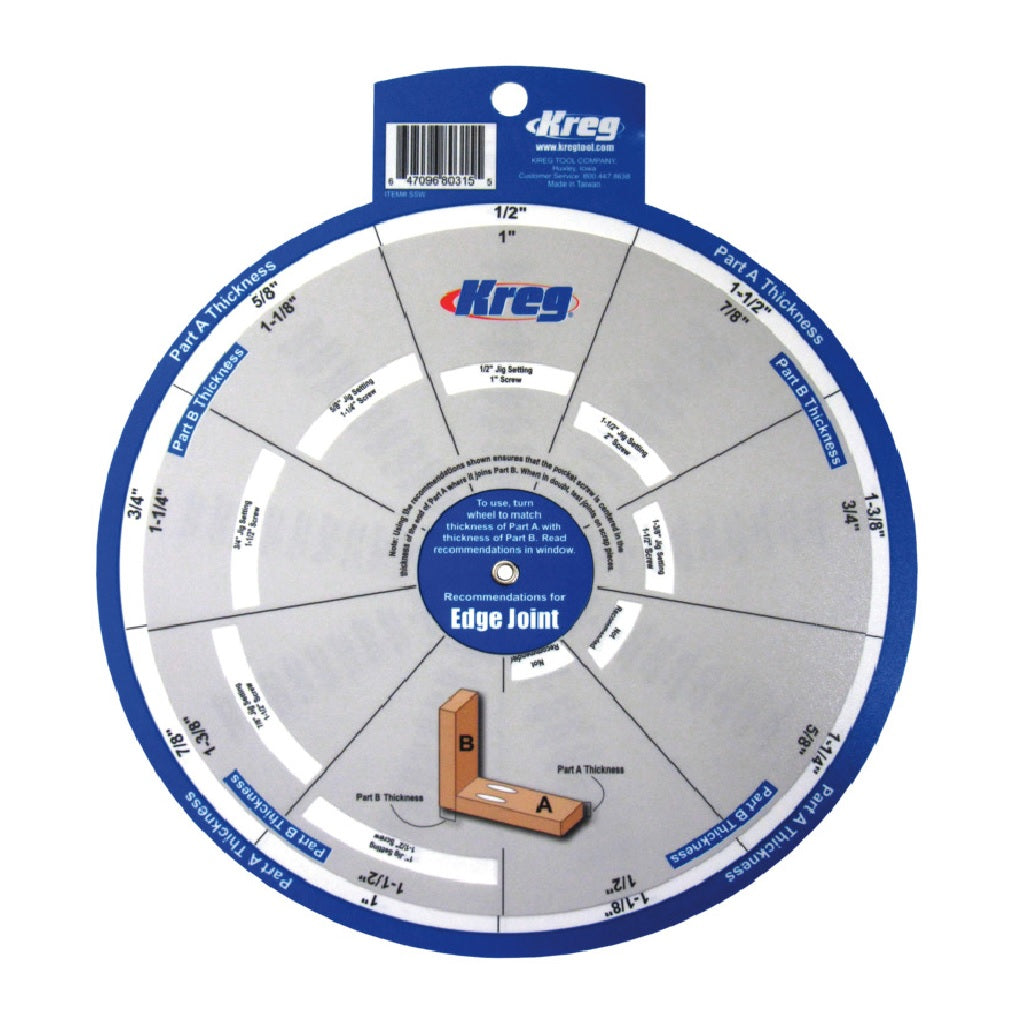 Kreg SSW Screw Selector Wheel