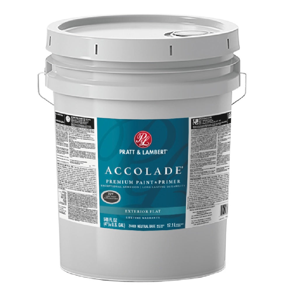 Pratt & Lambert 0000Z4483-20 Accolade Exterior Premium Paint & Primer, 5 Gallon