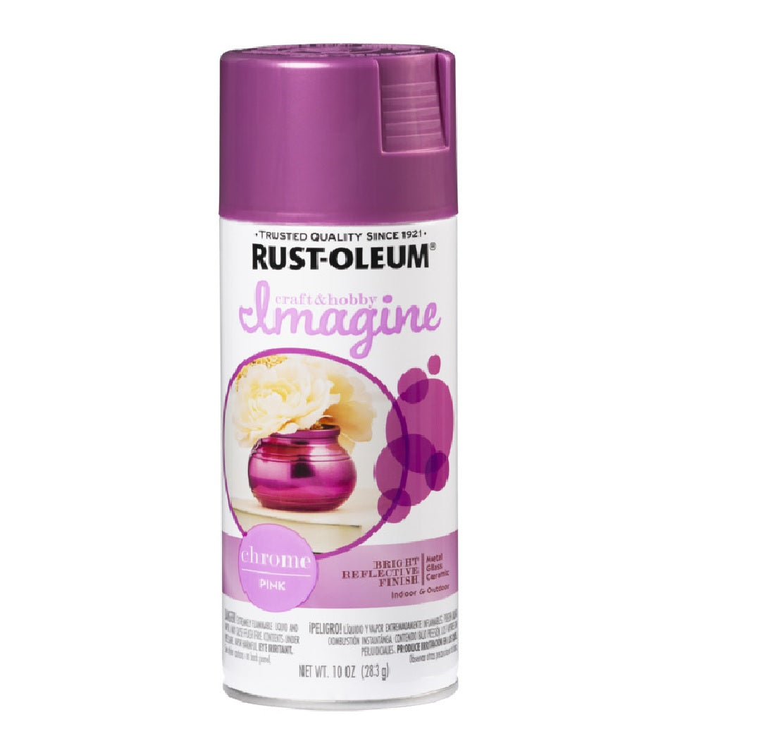 Rust-Oleum 353334 Chrome Spray Paint, Pink
