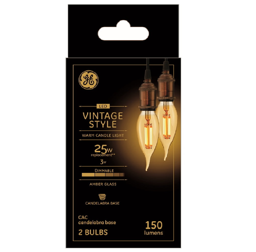 GE Lighting 42142 Vintage Style CAC E12 LED Bulb