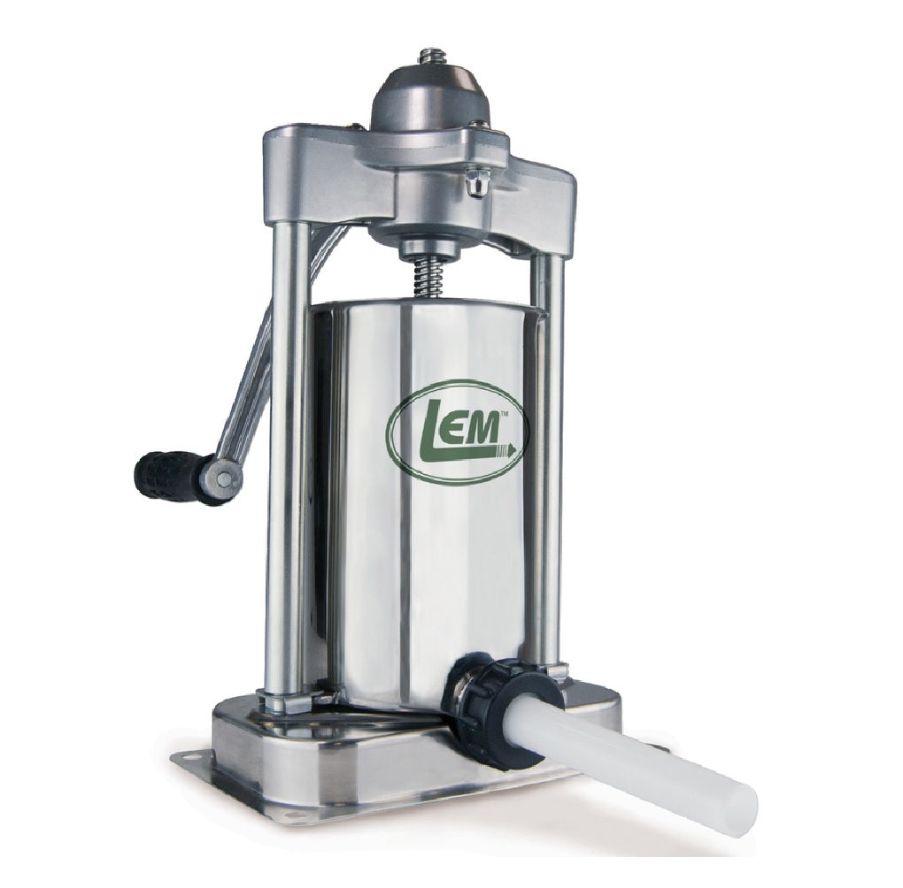 Lem Products 1606 Mighty Bite Sausage Stuffer, Silver