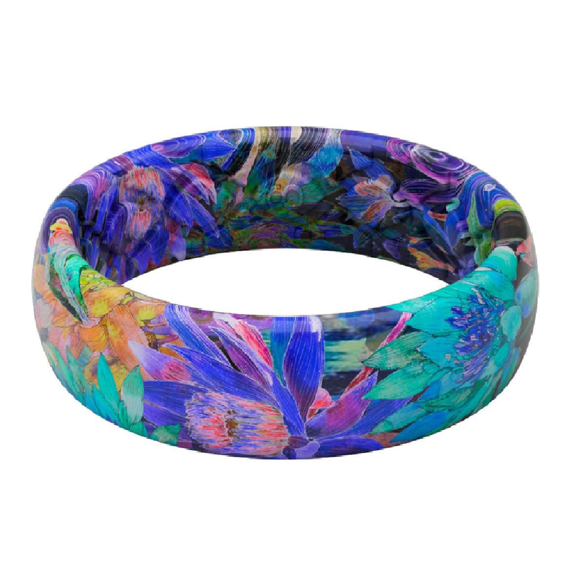 Groove Life R8-108-08 Aspire Women's Wedding Band, Multicolored