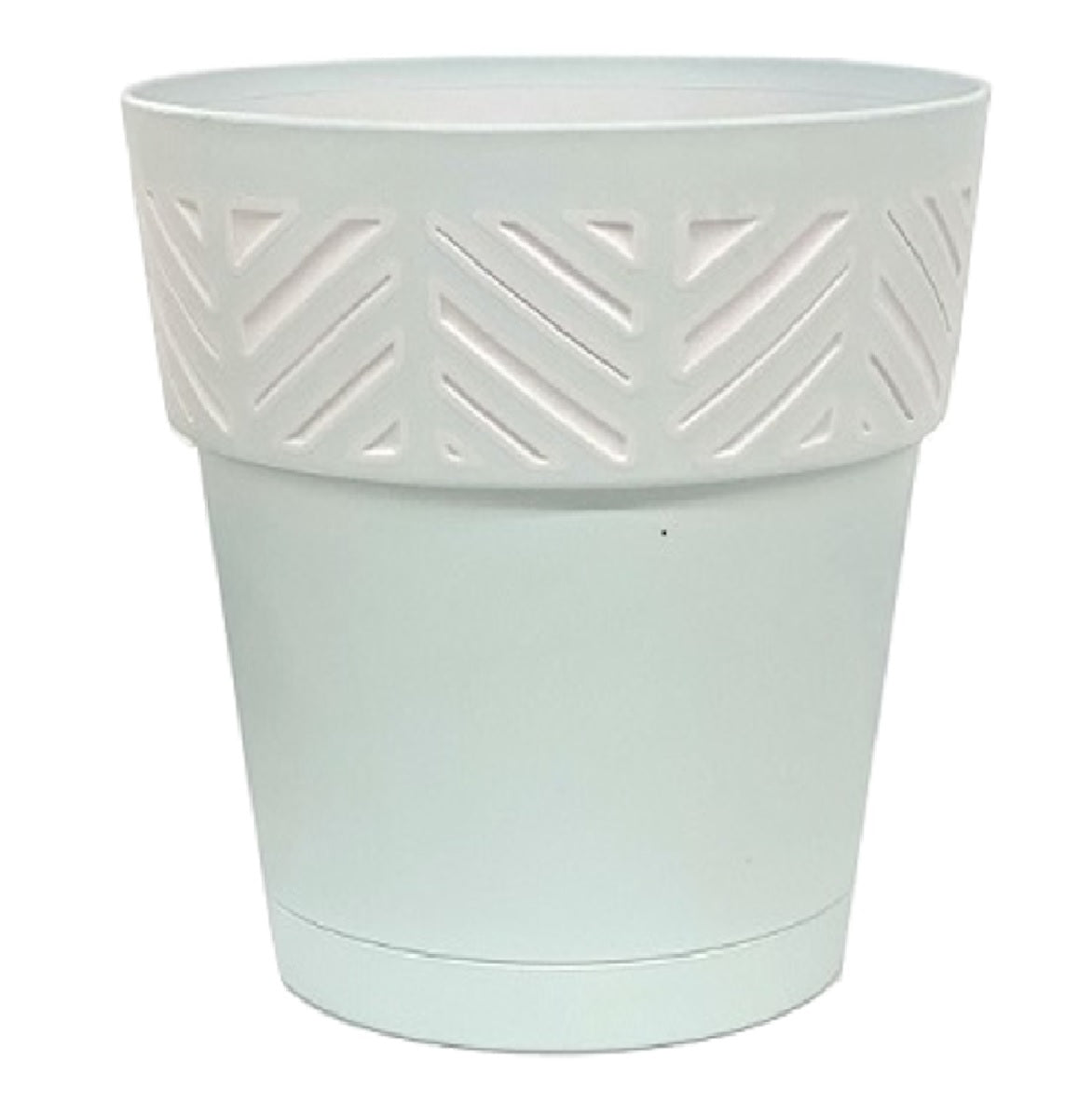 Deroma 9E82ZFZ028 Mosaic Round Planter, Resin