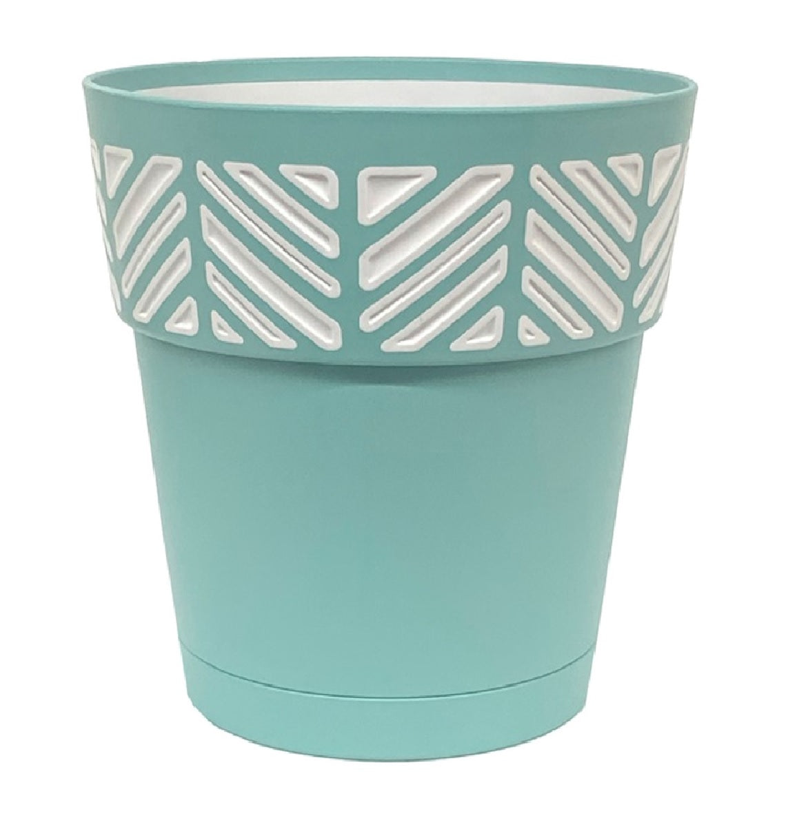 Deroma 9E82ZFZ029 Mosaic Round Planter, Resin