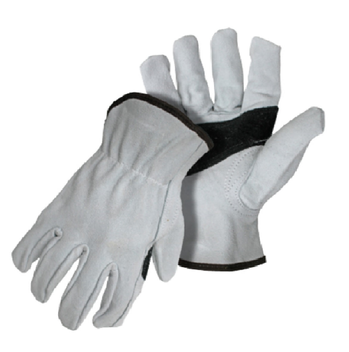 Boss 40642X Shirred Elastic Back Cuff Gloves, Leather