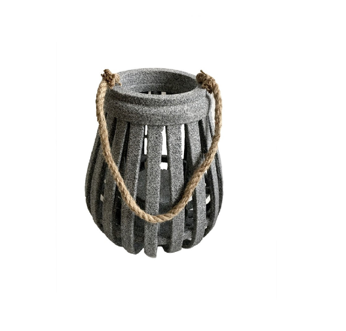 Infinity HY7083M LED Candle Hanging Lantern, Gray