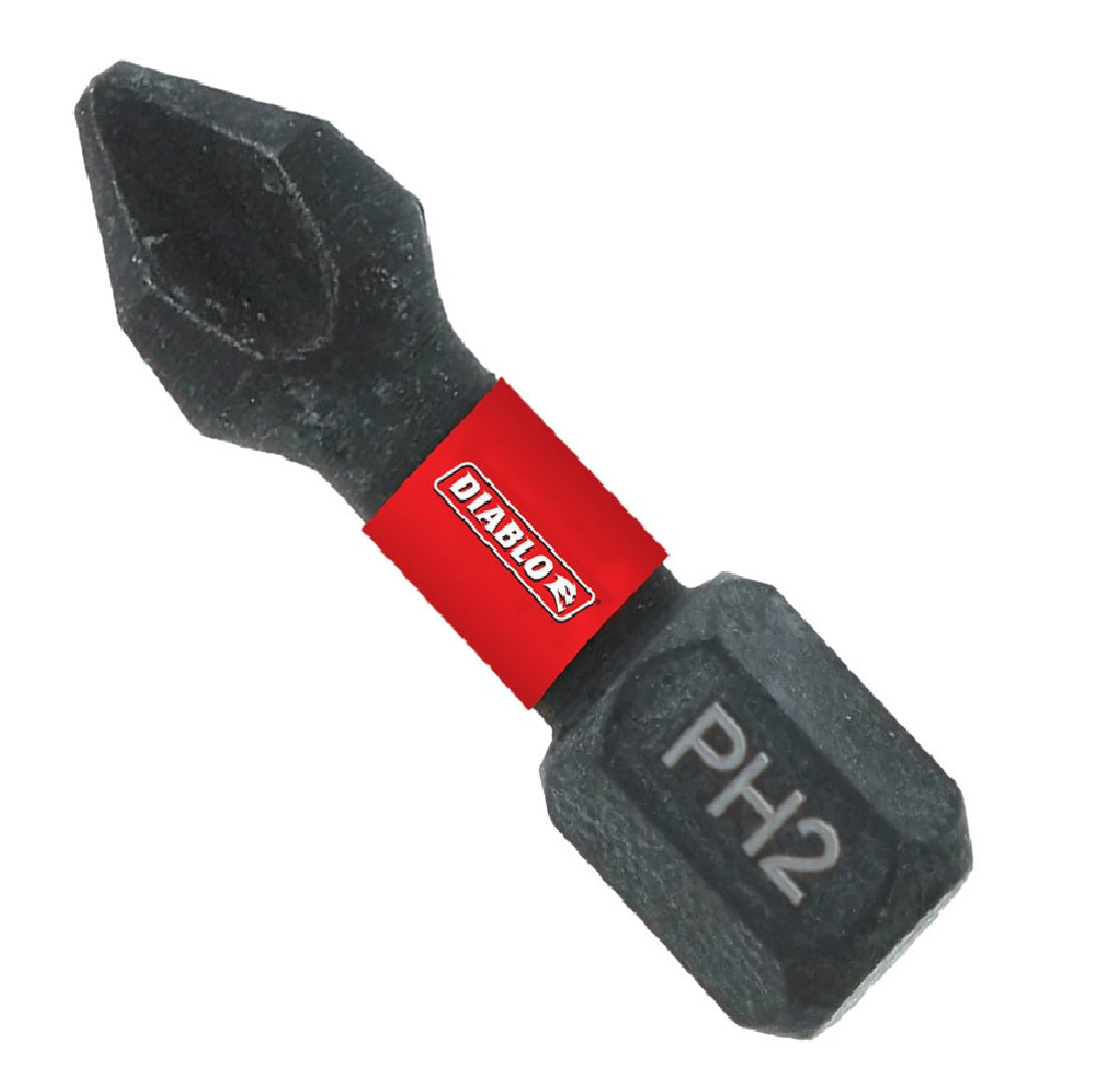 Diablo DPH21P2 Phillips Drive Bit, Number 2, 1 Inch