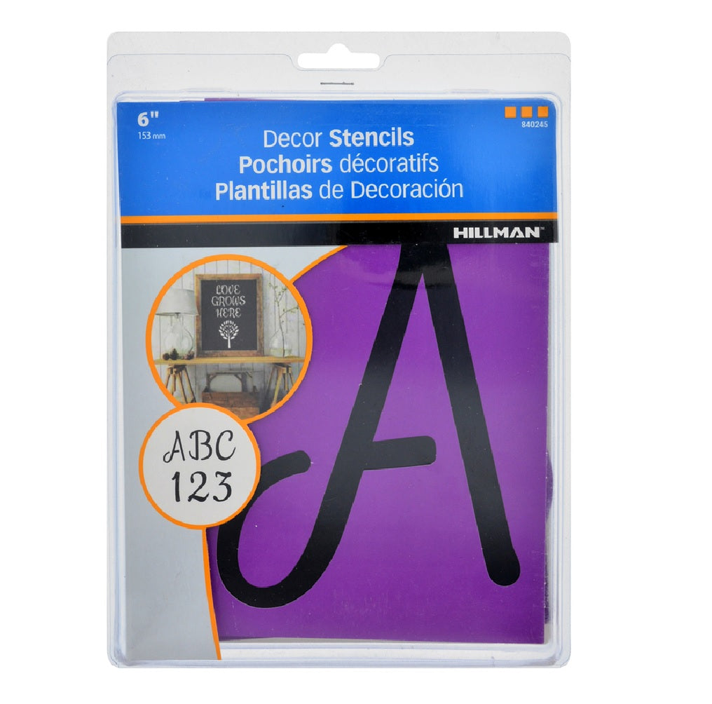 Hillman 840245 Decor Stamp Set, Card Stock