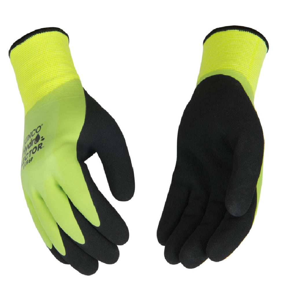 Kinco 1786P-L HI-VIS Double-Coated Latex Glove, Large