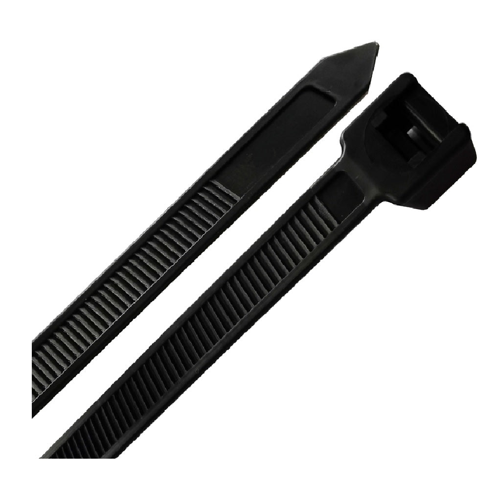 Home Plus LH-HD-450-18-BK Self-Locking Cable Tie, Black