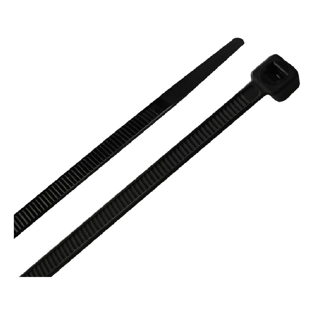 Home Plus LH-S-300-12-B Self-Locking Cable Tie, Black