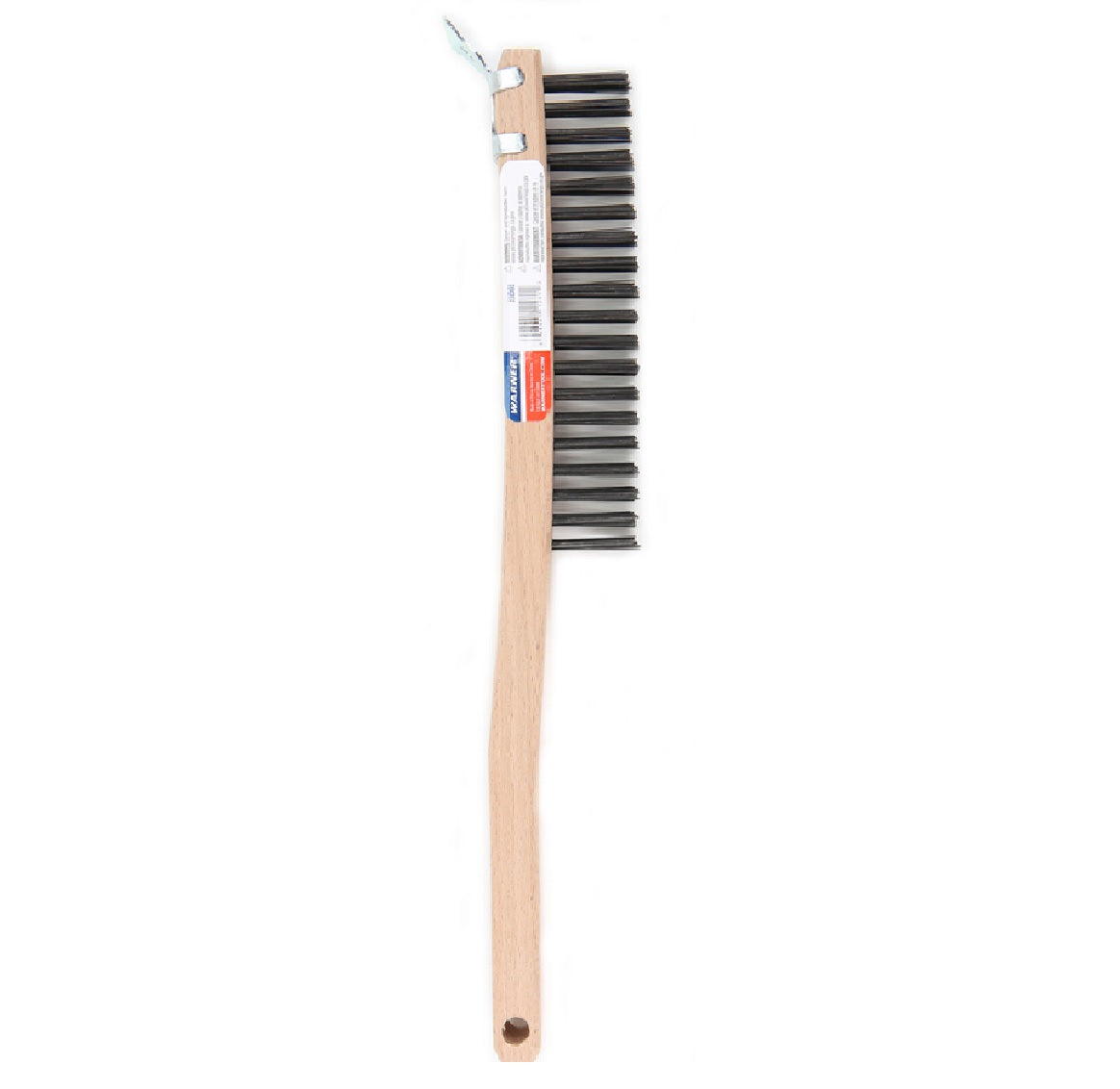 Warner 11081 Carbon Steel Straight Wire Brush, Wood